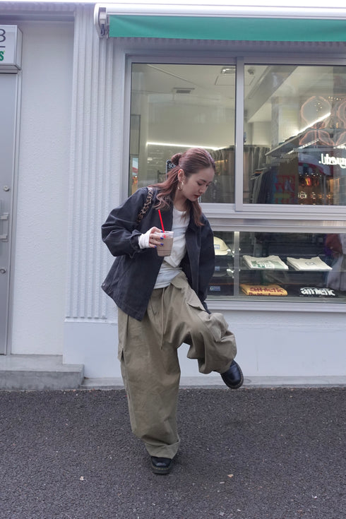 バイカラールーズブルゾン